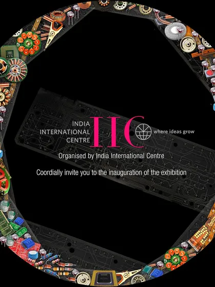 The formal invitation to my "ECOINNOVATIONS" solo exhibition in New Delhi.