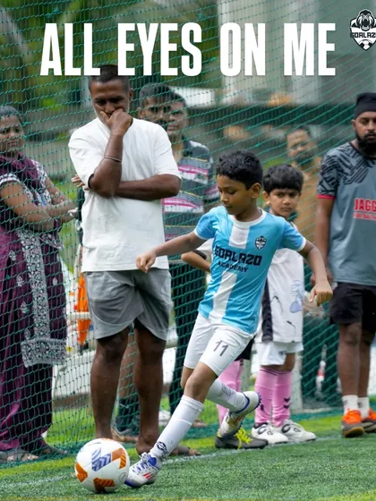 The pressure of the game, the focus in his eyes, and the proud parents watching from the sidelines. We train our players to thrive in these moments.