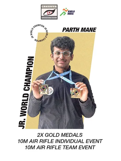 A proud moment as our shooter Parth Mane becomes the Junior World Champion at the ISSF Jr. World Championship in Peru. This victory, earning him two gold medals, highlights the world class training we provide to our athletes.