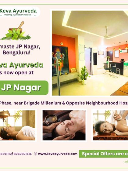 We are excited to announce that our new branch in JP Nagar is now open. This image shows our welcoming clinic space, ready to serve the community with special inaugural offers.