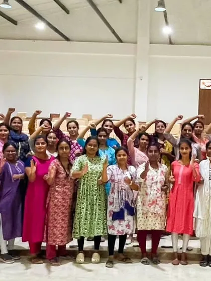 A wonderful group of doctors and medical students from Sri Chamundeshwari Medical College after a successful self-defense session. I am always grateful for the opportunity to empower women in demanding professions.