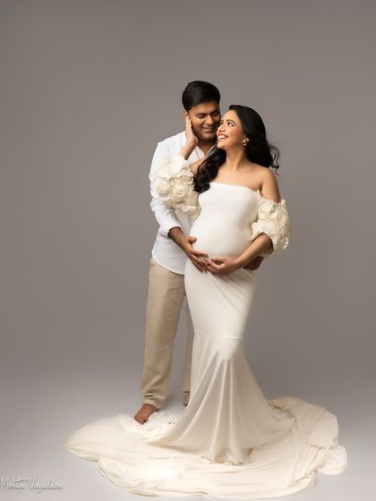 The way they look at each other says it all. This candid moment is full of love, admiration, and shared dreams.