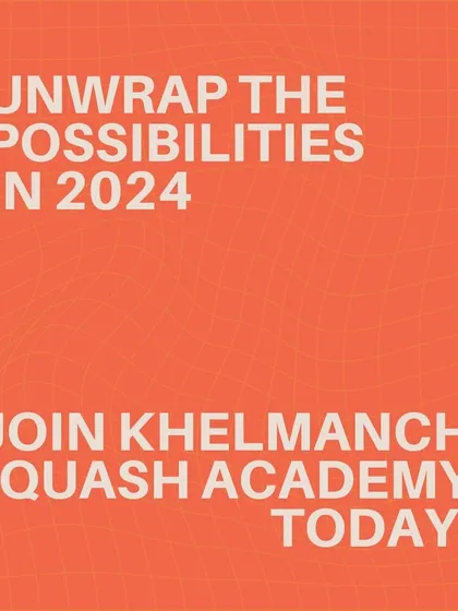 Don't just contemplate, participate! Unwrap the possibilities in 2024 and join our squash academy today. Your future self will thank you.