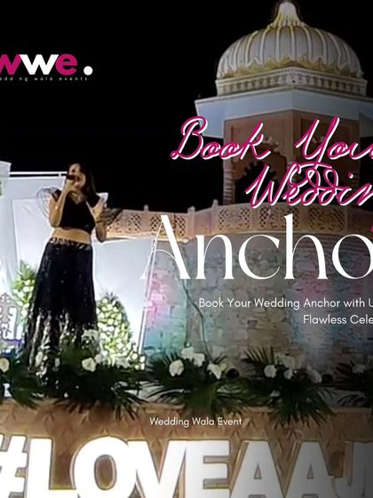 An amazing anchor brings energy, fun, and elegance to your wedding. Book the perfect host with us for a flawless celebration.