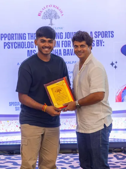 A proud moment as I felicitate Ayush Mhatre for his exceptional year and his appointment as the India U19 captain. His success is a testament to his dedication and the strong support system around him.