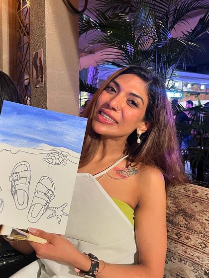 Paint Bar - Corporate Events & Team Building Classic Office Sip & Paint photo 54