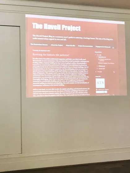 A screenshot of "The Haveli Project" blog, a platform I started in 2013 to share lessons and demystify the process of restoring a heritage home. This was an early step in my journey of knowledge sharing.