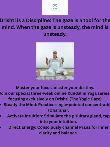 An online series focusing on Drishti, the yogic gaze. This practice is a tool for the mind; by steadying the gaze, we steady the mind, activate intuition, and direct our energy for inner clarity.