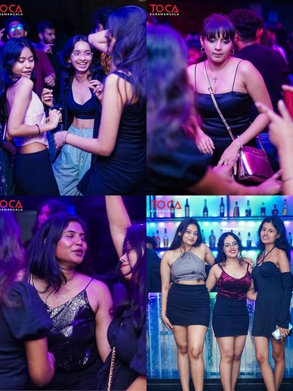 More photos of the stylish crowd and party atmosphere at Toca.