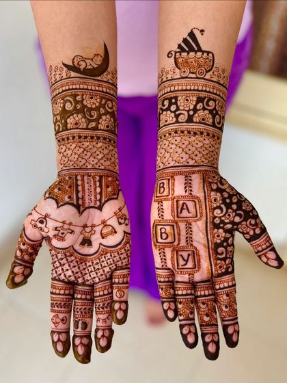 Mitali - Mehendi for Special Occasions Celebrating New Beginnings: Baby Shower Mehendi photo 45