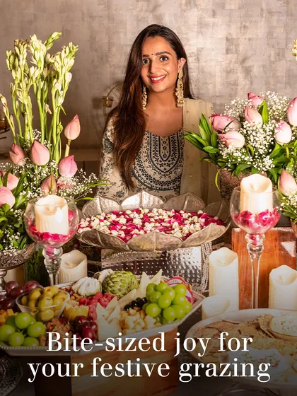 Behind every Apero creation is a lot of heart. Here I am, surrounded by a festive spread, ready to bring that 'maa ke haath ka pyaar' to your special occasion.