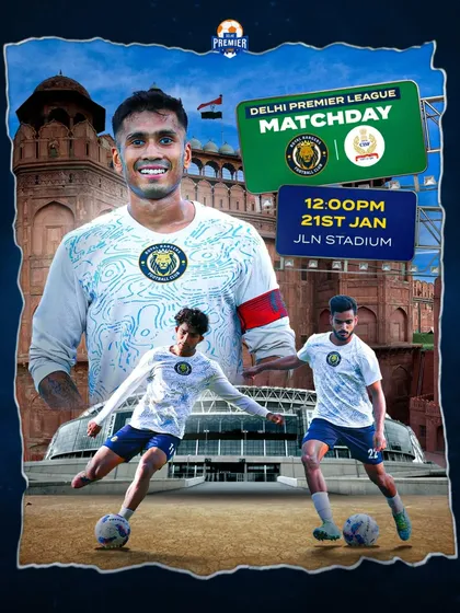 Matchday against CISF. We are ready to defend our pride and conquer the league at JLN Stadium.