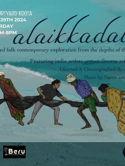 A monthly event poster for June featuring 'Alaikkadal'. We are proud to be a key venue for touring productions and independent artists.