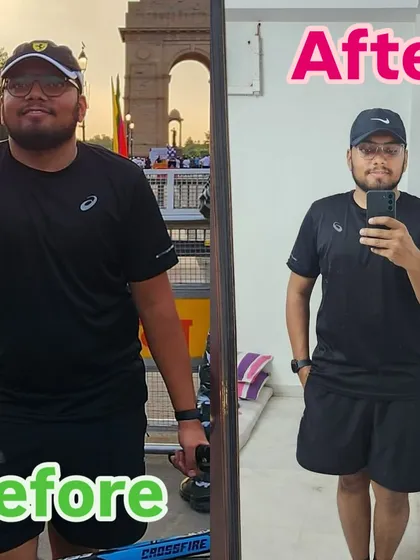 The results speak for themselves. This is a real transformation from one of our dedicated members, who lost 13 kgs in just 3 months by staying consistent with our classes.