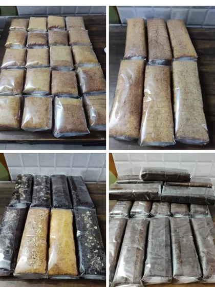 My loaf cakes are made for sharing and gifting. This collage shows the variety I offer, including Mawa Rawa, Chocolate Walnut, and more, all baked in large batches and packed carefully to stay fresh.