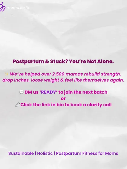 Feeling stuck even years postpartum? You're not alone. We've helped over 2,500 mamas like Melissa find a path that works, focusing on healing and sustainable strength.