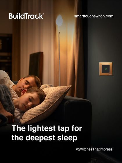 The lightest tap for the deepest sleep. This image shows how a single, quiet touch on a bedside keypad can turn off all the lights, ensuring your transition to sleep is peaceful and uninterrupted.