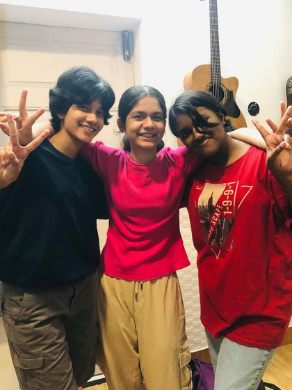 Our students are not just classmates; they are friends who support each other's musical journeys, both in class and in the recording studio.