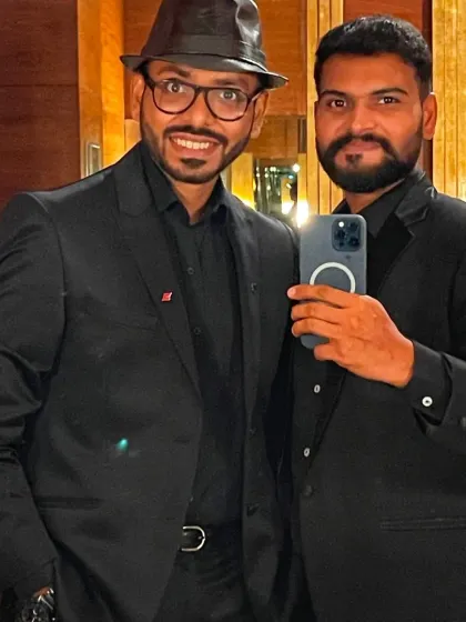 This selfie captures us doing what we love, together. Performing as a duo at corporate events like the Lenovo Leaders Circle allows us to interact with the audience on multiple levels and create more complex, engaging illusions.
