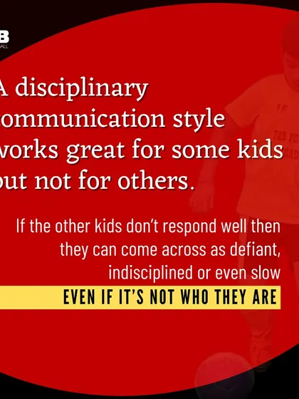 The Disciplinary Style: A disciplinary style works for some kids but can be perceived as defiance by others, even if that's not their true nature.