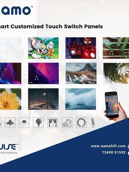 NAMO HiFi - Smart Home Automation Customizable Smart Switch Panels photo 5