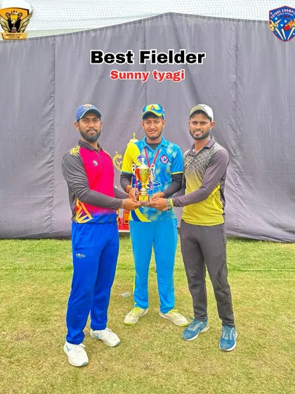 The Best Fielder of the tournament, Sunny Tyagi.
