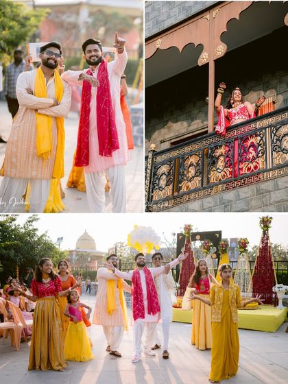 Vibrant Haldi Celebrations photo 23