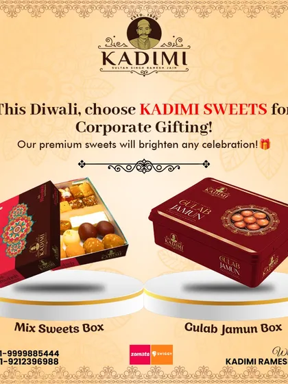 Choose from our classic Mix Sweets Box or the ever-popular Gulab Jamun Box for your Diwali corporate gifts. We ensure freshness and taste in every box.