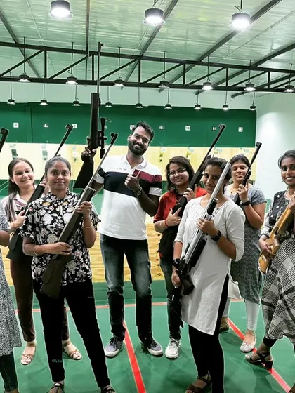 The team from EY came by to blow off some steam. A team building activity with us is way more exciting than another boring corporate lunch. Everyone leaves with a smile and some new bragging rights.