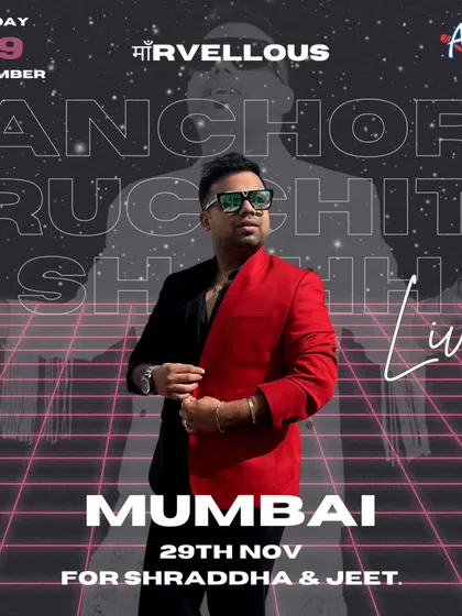 "Tonight gonna be Fire". A retro-themed poster for a show in Mumbai, showing my stylistic versatility in branding and performance.
