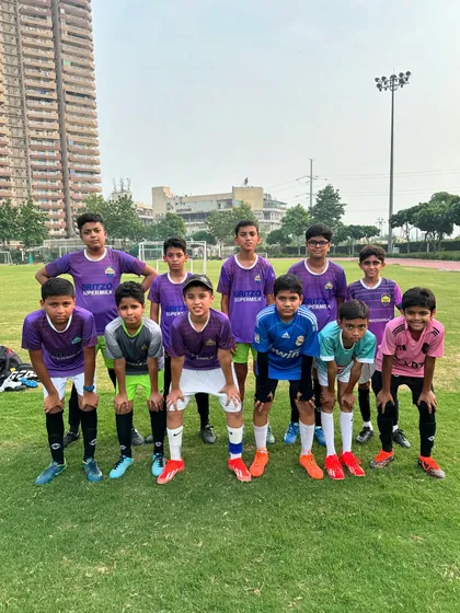 The U13 team that secured a massive 10-3 victory in a friendly match. We celebrate our wins together as a pack.
