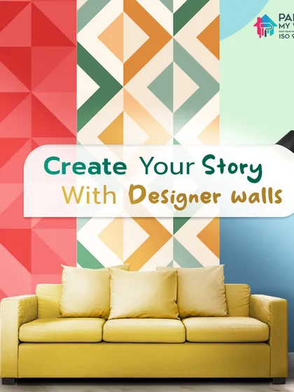 Your walls are a canvas for your story. With my designer wall services, including the exclusive Warna Collection, I can create intricate patterns and custom designs that turn any room into a personalized masterpiece.