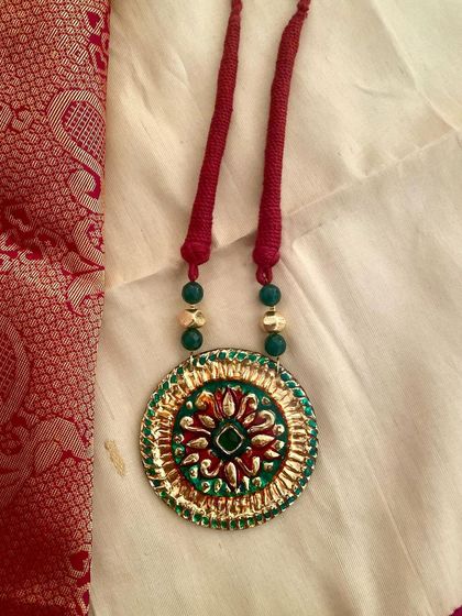 Greengold - Handcrafted Indian Jewellery Tanjore Art: Wearable Royalty photo 13