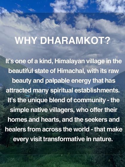 Why Dharamkot? This Himalayan village has a palpable energy that attracts seekers from all over the world. Its blend of simple village life and a global spiritual community makes every visit transformative.
