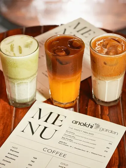 I offer a sip for every mood. From an earthy Iced Matcha Latte and a classic Iced Latte to my unique and zesty Orange Coffee, each drink is crafted to refresh and delight.