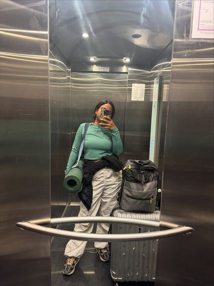 One month of travel looked like this. A yoga mat, a backpack, and a journey between Moksha (liberation) and Maya (illusion) across India.