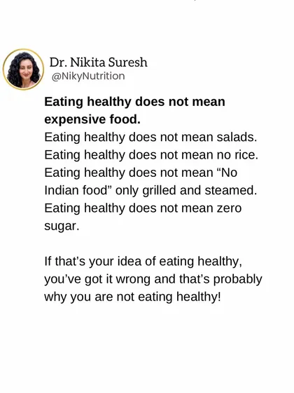 Let's clear this up: eating healthy isn't about restriction. It doesn't mean no rice, no sugar, or only eating salads. It's about balance, enjoying home-cooked meals, and making smart choices that you can stick with for life.