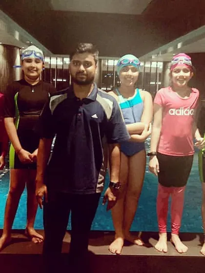 I am proud to coach this upcoming advanced swim team. In these batches, we focus on perfecting all four competitive strokes, starts, and turns to prepare these young athletes for swimming events.