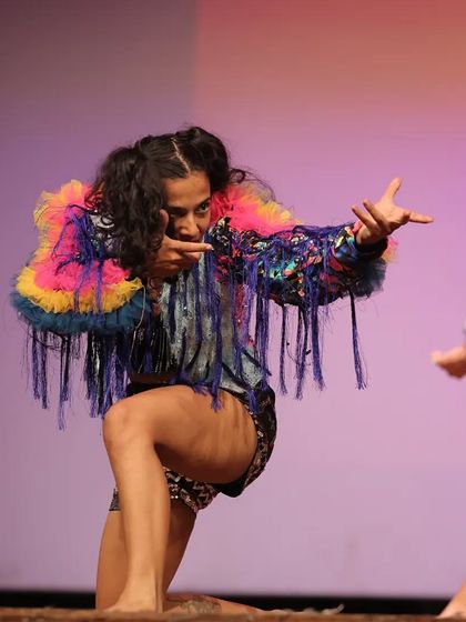 Costumes are a huge part of our storytelling. Here's a look at our Harley Quinn inspired character from a pop-culture themed piece at our Grid '23 showcase.