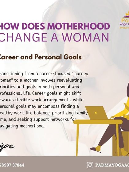 Motherhood often leads to a re-evaluation of career and personal goals, seeking a healthier work-life balance.