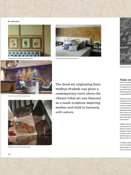 An inside look at our feature in Antarya Mag, showcasing how we incorporate tribal art forms like Gond painting into contemporary interior settings.