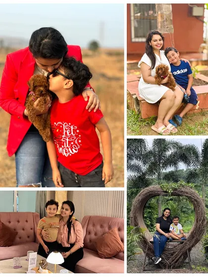A personal Mother's Day post, this collage shares photos of me and my son, reflecting on my own journey of motherhood and my relationship with my late mother.