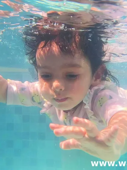 Another great shot of this confident swimmer. Her progress is a testament to our supportive, skill-based teaching method.