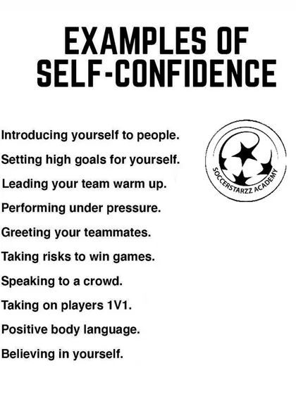 A post on self-confidence, a key mental attribute we work on with our players. We focus on building character, not just skills.