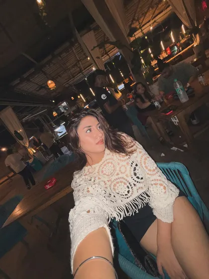 A selfie from the beach shack, taking in the relaxed atmosphere.