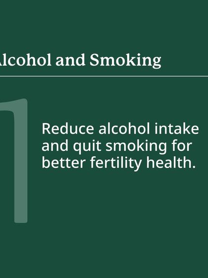 Reducing alcohol intake and quitting smoking are two of the most impactful lifestyle changes for improving both male and female fertility health.