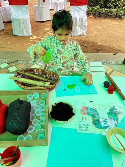 This is a collection of additional photos from my events. They show more of the setups, materials, and happy children in action.