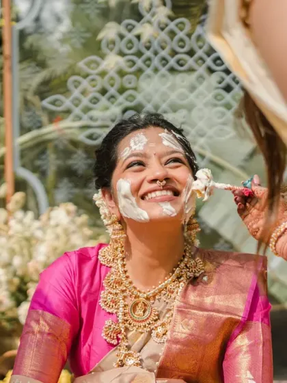 WhatKnot - Wedding Photography & Videography The Haldi Edit: Colours, Chaos & Laughter photo 13