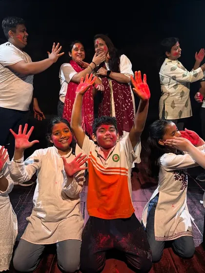 Capturing the pure joy and vibrant colors of our Holi celebration. We love bringing our community of dancers together for special festival performances that are full of life and energy.