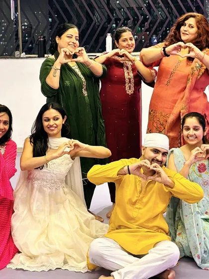 Spreading the love with my dance family on Janmashtami. We love celebrating festivals together with dance and happy moments.